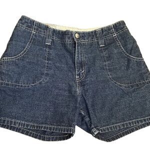 Vintage Levi's Women's Denim Jean Shorts Size 8 Blue Cut-Off Casual